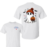 Michelob Ultra Ghost Cute Pumpkin Halloween Shirt , Michelob Ultra Shirt, Halloween Shirt, Halloween Sweatshirt, Unisex Classic Cotton Tee with 2 Sided Graphic Print in All Sizes, For Women, For Men
