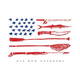 Old Row Outdoors Fishing USA Pocket Tee