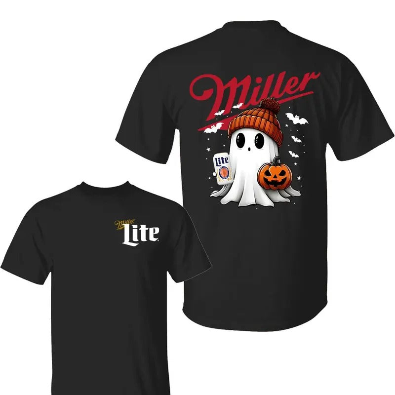 Miller Lite Rodeo T-Shirt  Dark color   Cowboy Gra_958 - Unisex And Inclusive - Multiple Colorways - Full Size Range
