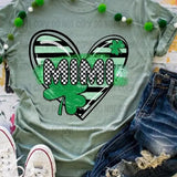 Mimi Clover Heart DTF Transfer - THIS IS NOT A SHIRT