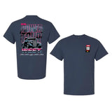 MotorTrend Hot Rod Power Tour West Event 2 T-Shirt - Classic Trucks Cotton Short Sleeve Crewneck Casual Graphic Top for Fans Menswear Dress Jeans