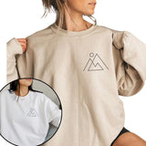 Mountains Sweatshirt, Camping Sweatshirt, Pocket Mountain Sweatshirt