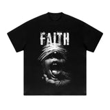 Mummy Faith Graphic Print T-Shirt, Sweatshirt, Hoodie Size S- 3XL,Gift For Women Top Womenswear Underwear Humen, Underwear Tshirt Lady Streetwear Human Shortsleeve Shoe Comfort T-Shirt Casual Crewneck