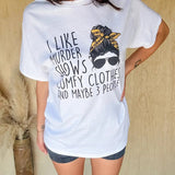 Murder Shows & 3 People Graphic Top