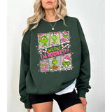 My Day Grinchmas Sweatshirt, I'm Booked Sweatshirt, Christmas Shirt, Christmas Crewneck, Christmas Gifts,, Grinchy Women Xmas, Christmas Mom Gift