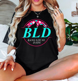 NEON Cowprint Bang Local Dads Tee Casual Cotton