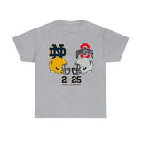 National Championship Notre Dame vs Ohio state football Shirt, Graphic Tees, Perfect Gift Shirt, Classic Vintage Football Shirt