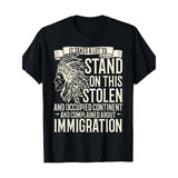 Native American Heritage Day Graphic Tee - 100%, Unisex Men & Women Gift T-Shirt, Black with Bold Letter Print, Casual Round Neck Short Sleeve Shirt, Machine Washable Made in USA