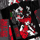 Neon Genesis Evangelion T-Shirt & Sweatshirt, Asuka Langley Sohryu Unit 2 Graphic Tee, Anime Manga Lover Gifts Ball Cotton