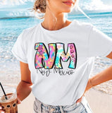 New Mexico Neon Splash DTF Transfers - THIS IS NOT A SHIRT