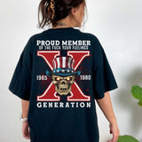 New Version Generation X FAFO shirt Two Side Shirt Gen X Fafo Shirt Generation X T Shirt GenX Shirt Top Womenswear Embroidered Prints
