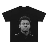 Neymar T-Shirt, Neymar Funny Vintage Graphic Tees, Unisex Soccer Shirt, Sport Merch, Gift For Fan, Cotton comfort Menswear Womenswear Streetwear