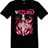 Nezuko Kamado Demon Mode Blood Demon Art Demon Slayer Anime Unisex T shirt