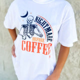 Nightmare Before Coffee Graphic Top