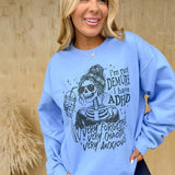 Not Demure Graphic Pullover