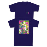 Mardi Gras 80s Retro Pocket Tee