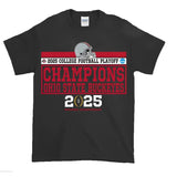Ohio State Buckeyes Football 2025 CFP National Champions Helmet Shirt, Football Champions Sweatshirt , Mascot College Hoodie