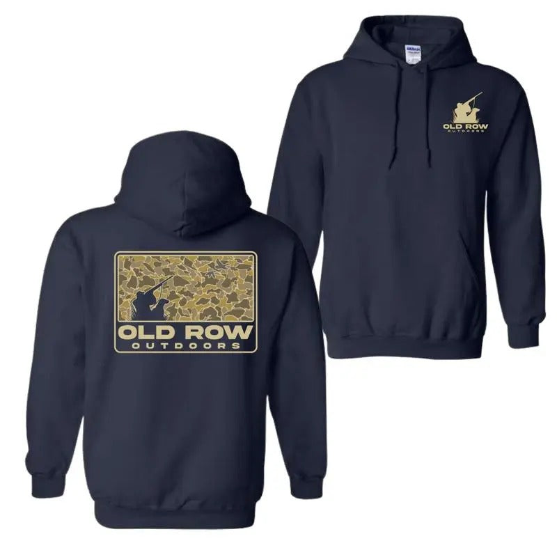 Old Row Outdoors Dog 80s Hoodie-T-Shirt-Sweatshirt , Summer Shirt, Outdoors Sweaatshirt, All Sizes For Men and Women Classic Menswear