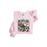 On Mallard On Gadwall Christmas Shirt, Funny Duck Hunting Santa Design, Outdoor Waterfowl Hunting Top, Sportsman Underwear