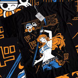 One Piece Anime T-shirt & Sweatshirt, Cat Burglar Nami Graphic Tee, Anime Manga Lover Gifts