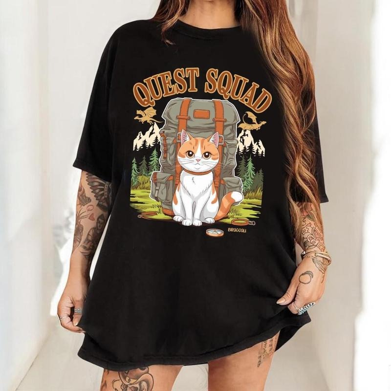 Onyx Storm Quest Squad Broccoli Shirt, Broccoli Cat T-Shirt, Ridoc Romantasy, Fan Shirt, Dragon Rider Tee, Bookworm Gifts, Fourth