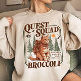 Onyx Storm Quest Squad Sweatshirt, Bookworm Gifts, Broccoli Cat Tshirt, Ridoc Romantasy Fan Shirt, Dragon Rider Tee, Book Lover, Bookworm Pullover Tee