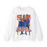 Orange Knicks Stars Trio Sweatshirt, Jal.En Brun.Son, Jo.Sh Ha.Rt, And Don.Te Divin.Cenzo Slam Cover Sweatshirt, Basketball Fan Gift, Unisex Sweatshirt, Gifts For Men Women, Long Sleeve Crewneck Shirt, Gifts For Birthday Fathers Day Christmas