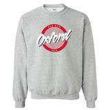 Oxford, Ohio Circle Crewneck Sweatshirt, Vintage Graphic Sweatshirt, Vintage Crewnecks Sweatshirt