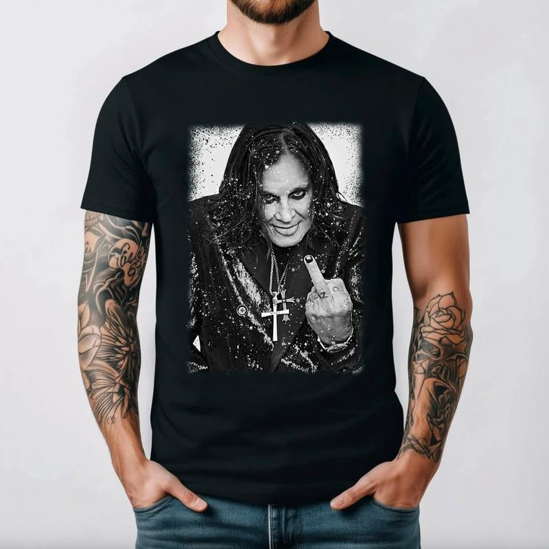 Ozzy Osbourne T Shirt Sweatshirt Hoodie, Black Sabbath T Shirt, Vintage Rock T Shirts, Gift Shirt For Man Women