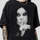 Ozzy Osbourne T-shirt Cotton Unisex For Men Women, For Fans Casual Streetswear Top Stylish