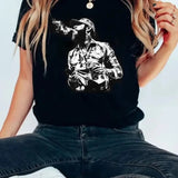 P0sty Music Rap Graphic Shirt, P0sty Tee, Rap Tour 2024 Shirt, P0sty Tour Rapper Gift, P0sst Ma.L0ne Shirt, Unisex Short Sleeve Tee Shirt, Casual Clothing