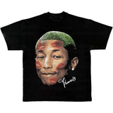 PHARRELL Green Tee Shirt Rare Gift Men Women Tee S-3XL