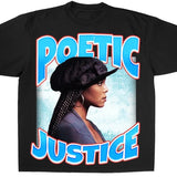 "POETIC JUSTICE 1993" TEE - VINTAGE BOOTLEG Casual Menswear