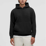 PUMIEY Unisex Casual Oversized Hooded Pullover Sweatshirt - Long Sleeve Chill Super Soft Original Machine Washable Pocket Vintage Heavyweight Autumn Winter Sweaters