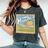 Peaches Records And Tapes Tshirt, Records Sshirt, 70s Vintage T-Shirt, 1970 Tshirt Men & Women, Music Lover Gift , Vinyl Tee, Record Store Day Collar Comfort Cotton Fabric Top Traditional Womenswear Garment