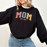Personalized Mom Est Sweatshirt, Personalized Mom Hoodie, Mom Est 2025, Pregnancy Announcement Clothing, New Mom Gift, Gift for Mom T-Shirt