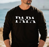 Personalized PAPA T-shirt, Custom Name Papa Hoodie, Father's Day Gift, New Papa, New Dad Gift, Dad 2024 Shirt, Vatertag, Día del Padre