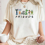 Pete The Cat Friends Shirt, It's a Good Day to Teach Tiny Humans educator T-shirt, Day the Crayons Quit shirt, Pete the Cat teacher shirt, back to school teacher tee