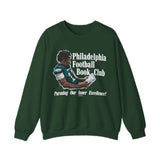Philly Football Book Club Crewneck Funny Philadelphia Football Graphic Sweatshirt Gift for Fans