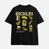 Pickles Printed Cotton Short T-Shirt - Cotton Shirt - S to 4XL - Multiple color