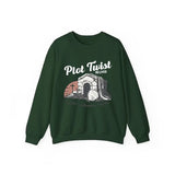 Plot Twist He Lives Sweatshirt Casual Style Fleece Crewneck Pullover Sweatshirt Tops for Women for Men, Perfect Gift