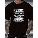 Plus Size Mens Graphic Print T-shirt - Unique Slogan Design for Hot Summer Days - Stylish Casual Wear for Men Made in USA