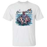 President Trump 45th 47th CHillin On The Gulf of America Unisex 100% Cotton Crewneck Graphic Printed T-Shirt Est. 2025 Comfort Top for Men and Women
