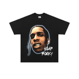 Pretty Flacko  Rocky shirt for Men Women Vintage 90s TShirt Casual Tees Top Cotton Menswear