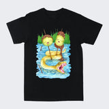 Princess Bubblegums Rock Adventure Time Graphic Tee, Unisex Cotton Crewneck T-Shirt-Medium, Short Sleeve, Casual Streetwear Printed Tee, For Men Women