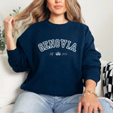 Princess Diaries Sweatshirt, Genovia Sweatshirt, 2000's Crewneck Gift for Sister, Gift for Girlfriend Casual Cotton Fit Jersey