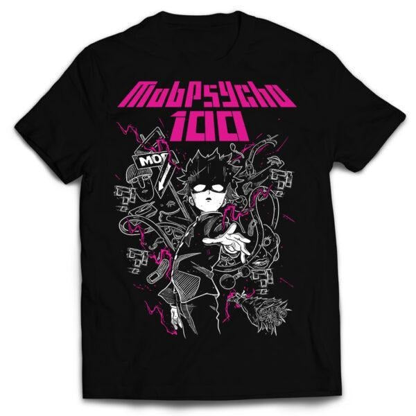 Psycho T-Shirt, Shigeo Kageyama T-Shirt,Mob Psycho 100 T-Shirt,Dimple, Mob, Anime T-shirt Gift For Fan, Anime T-Shirt, Anime Lover Gift, Unisex Shirt