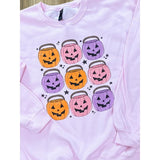 Pumpkin Buckets Graphic Top