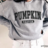 Pumpkin Season Retro Black Letters Halloween Classic Unisex Sweatshirt
