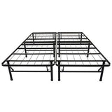 Queen size Black Metal Platform Bed Frame